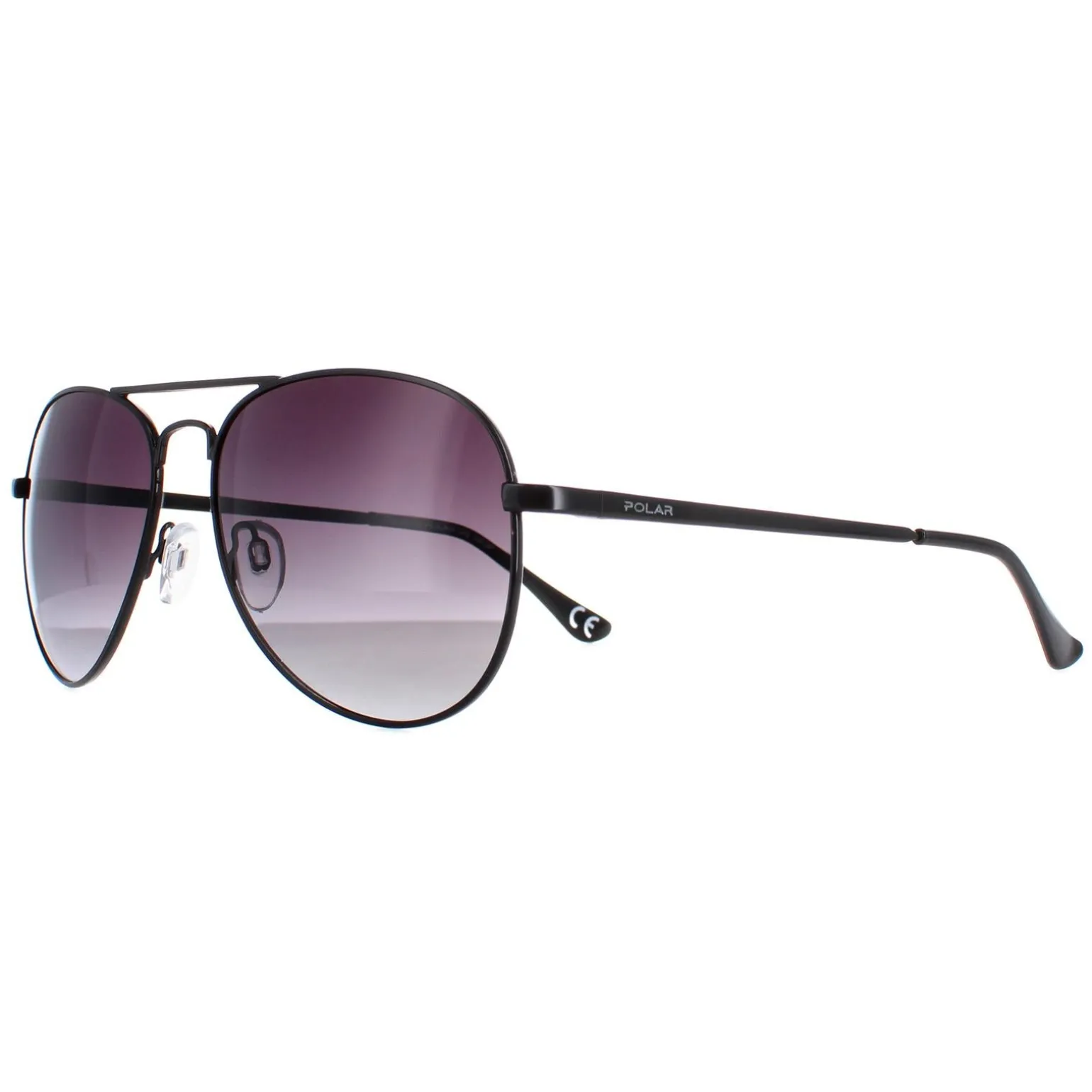 Polar Sunglasses 664 Col.77 Metallized Black Smoke Gradient