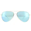 Polaroid Kids Sunglasses 8015/N J5G JY Gold Blue Miror Polarized