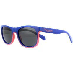Polaroid Kids Sunglasses PLD 8041/S RTC M9 Blue Orange Grey Polarized