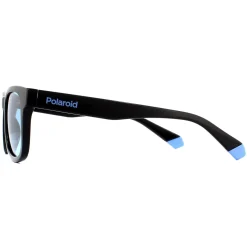 Polaroid Kids Sunglasses 8009/N/NEW D51 C3 Black Blue Blue Polarized