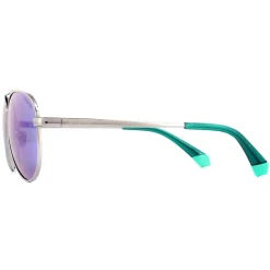 Polaroid Kids Sunglasses PLD 8015/N/NEW 6LB 5Z Ruthenium Grey Green Mi