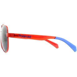 Polaroid Kids Sunglasses PLD 8034/S C9A M9 Red Grey Polarized