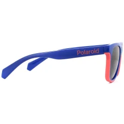 Polaroid Kids Sunglasses PLD 8041/S RTC M9 Blue Orange Grey Polarized
