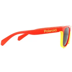 Polaroid Kids Sunglasses PLD 8041/S AHY M9 Red Yellow Grey Polarized