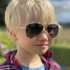 Polaroid Kids Sunglasses 8015/N/NEW 6LB 5Z Ruthenium Green Mirror Pola