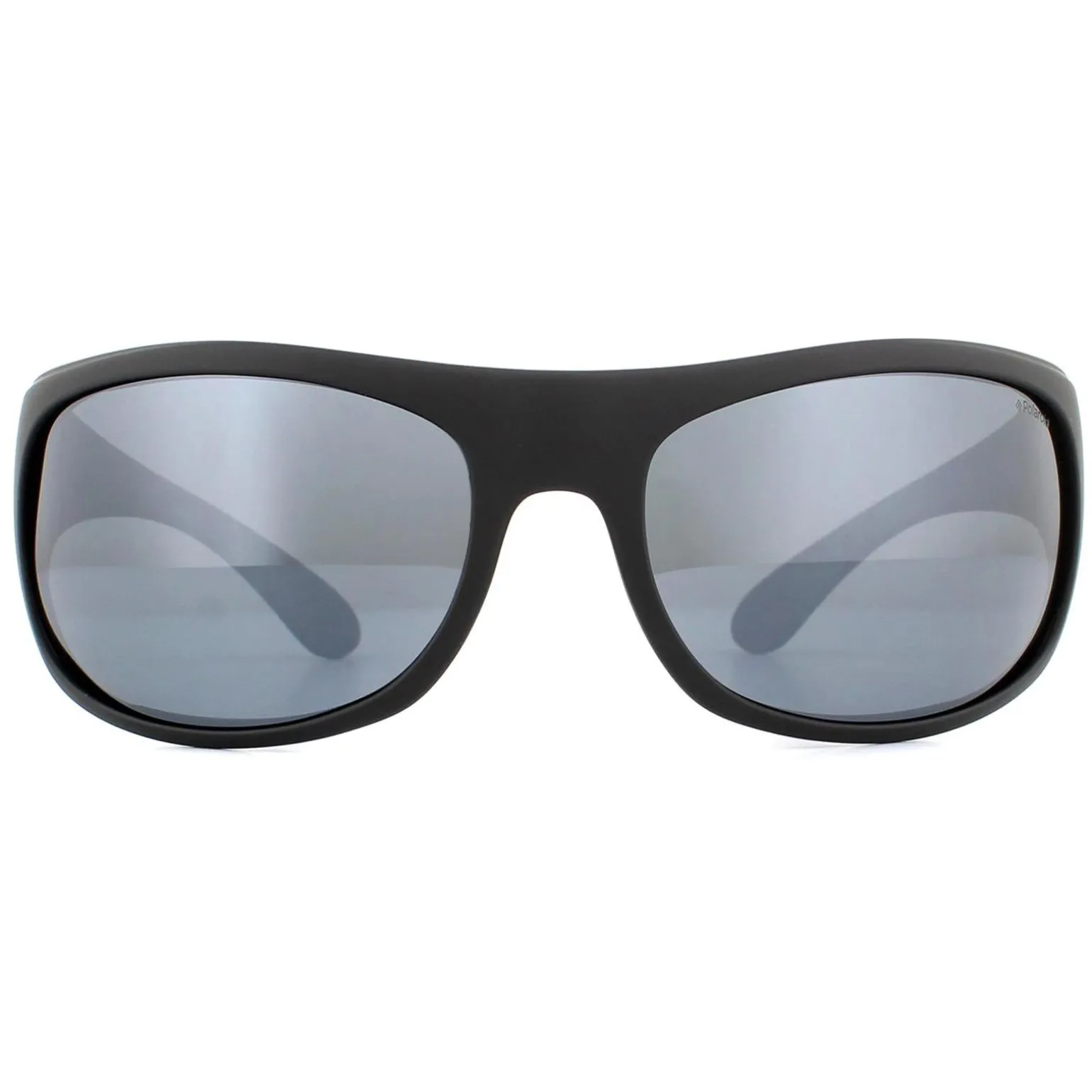 Polaroid Sport Sunglasses 07886 003 EX Matte Black Grey Silver Polariz