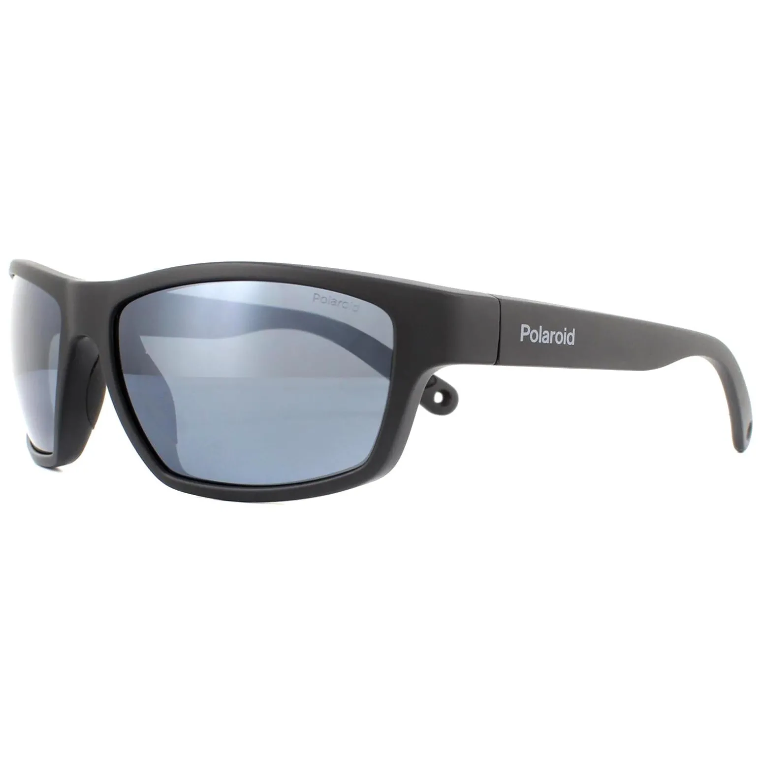 Polaroid Sport Sunglasses PLD 7037/S 003/EX Matte Black Grey Silver Mi
