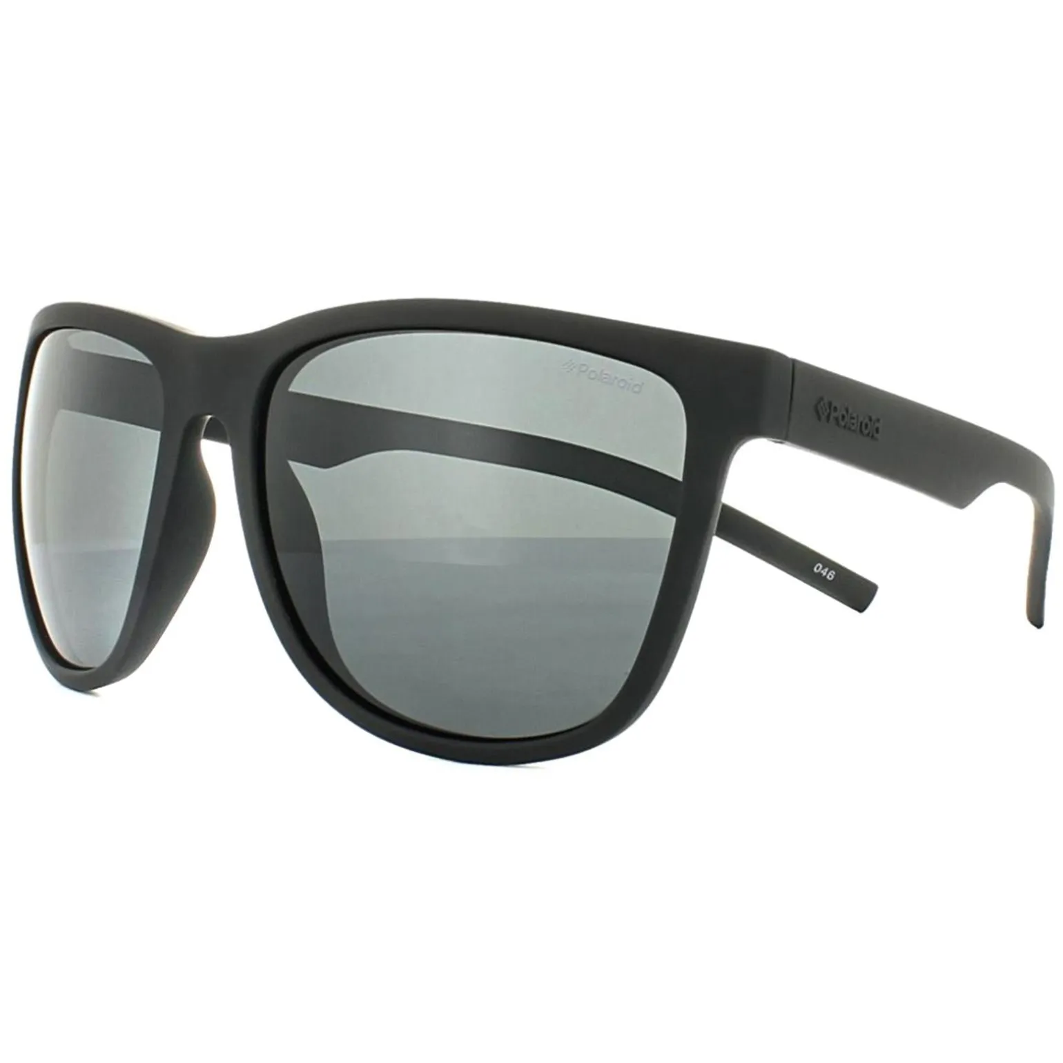 Polaroid Sport Sunglasses PLD 6014/S YYV Y2 Rubber Black Grey Polarize