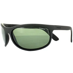 Polaroid Sport Sunglasses P7334 9CA RC Black Rubber Green Polarized