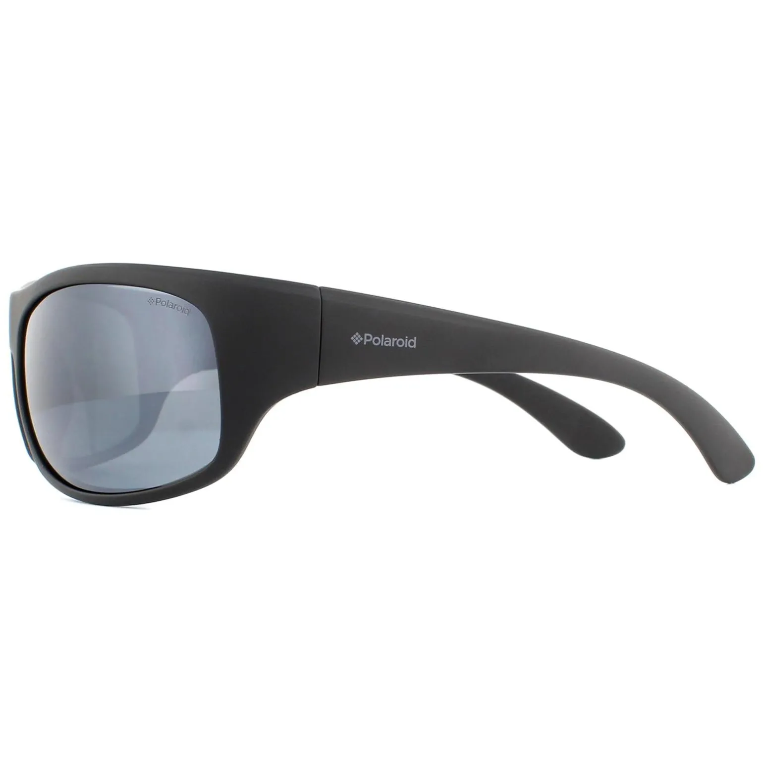 Polaroid Sport Sunglasses 07886 003 EX Matte Black Grey Silver Polariz