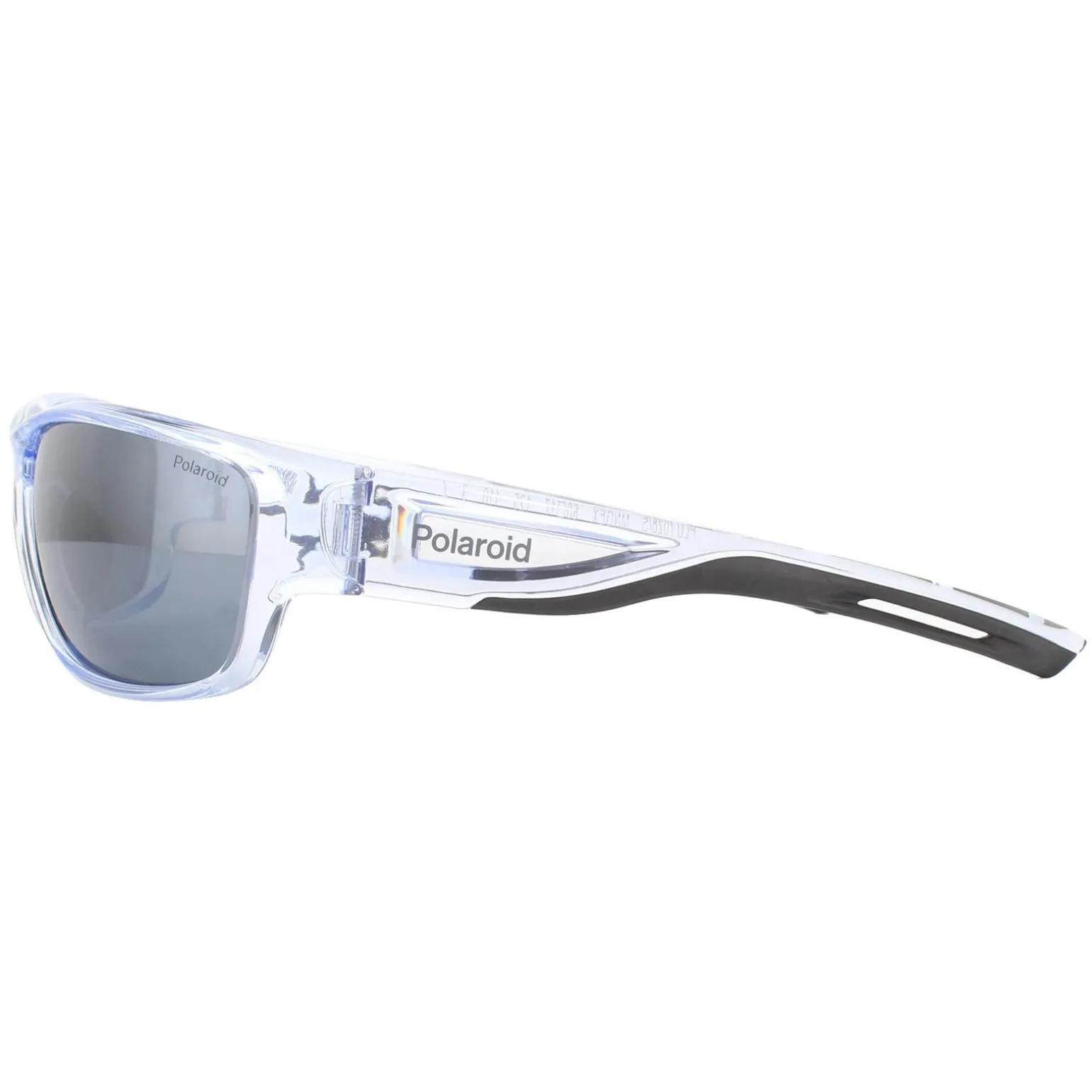 Polaroid Sport Sunglasses PLD 7028/S MNG EX Crsytal Black Grey Silver
