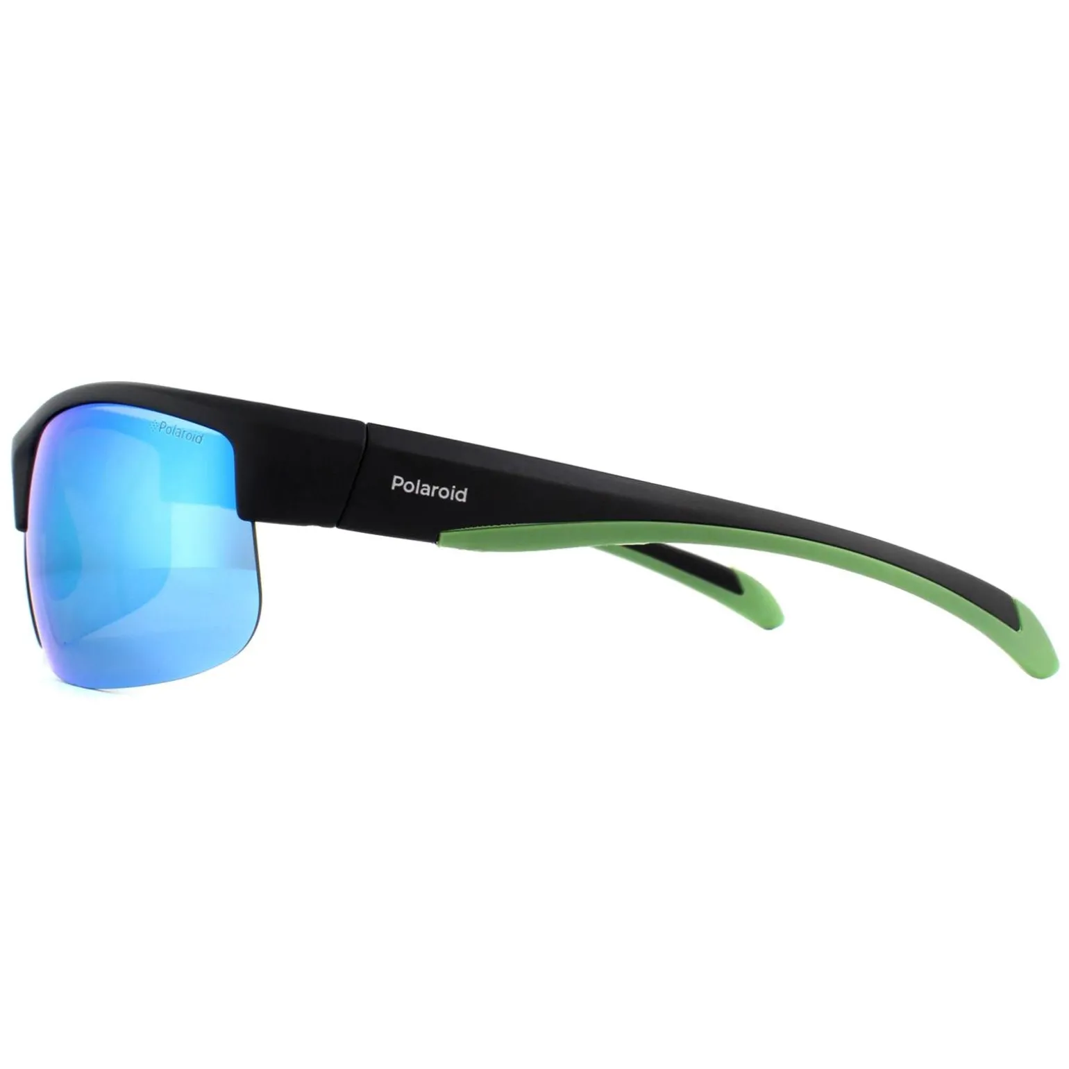 Polaroid Sport Sunglasses PLD 7019/S 7ZJ 5X Black/Green Blue Polarized