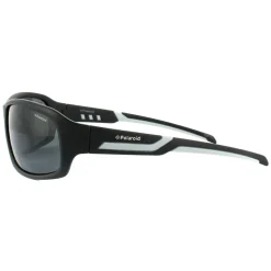 Polaroid Sport Sunglasses P7406 08A Y2 Black & Grey Grey Polarized