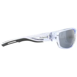 Polaroid Sport Sunglasses PLD 7028/S MNG EX Crsytal Black Grey Silver