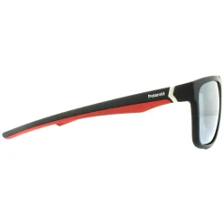 Polaroid Sport Sunglasses PLD 7014/S OIT EX Black Red Grey Silver Mirr