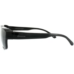 Polaroid Suncovers Fit Over Glasses Sunglasses P8406 KIH Y2 Black Grey