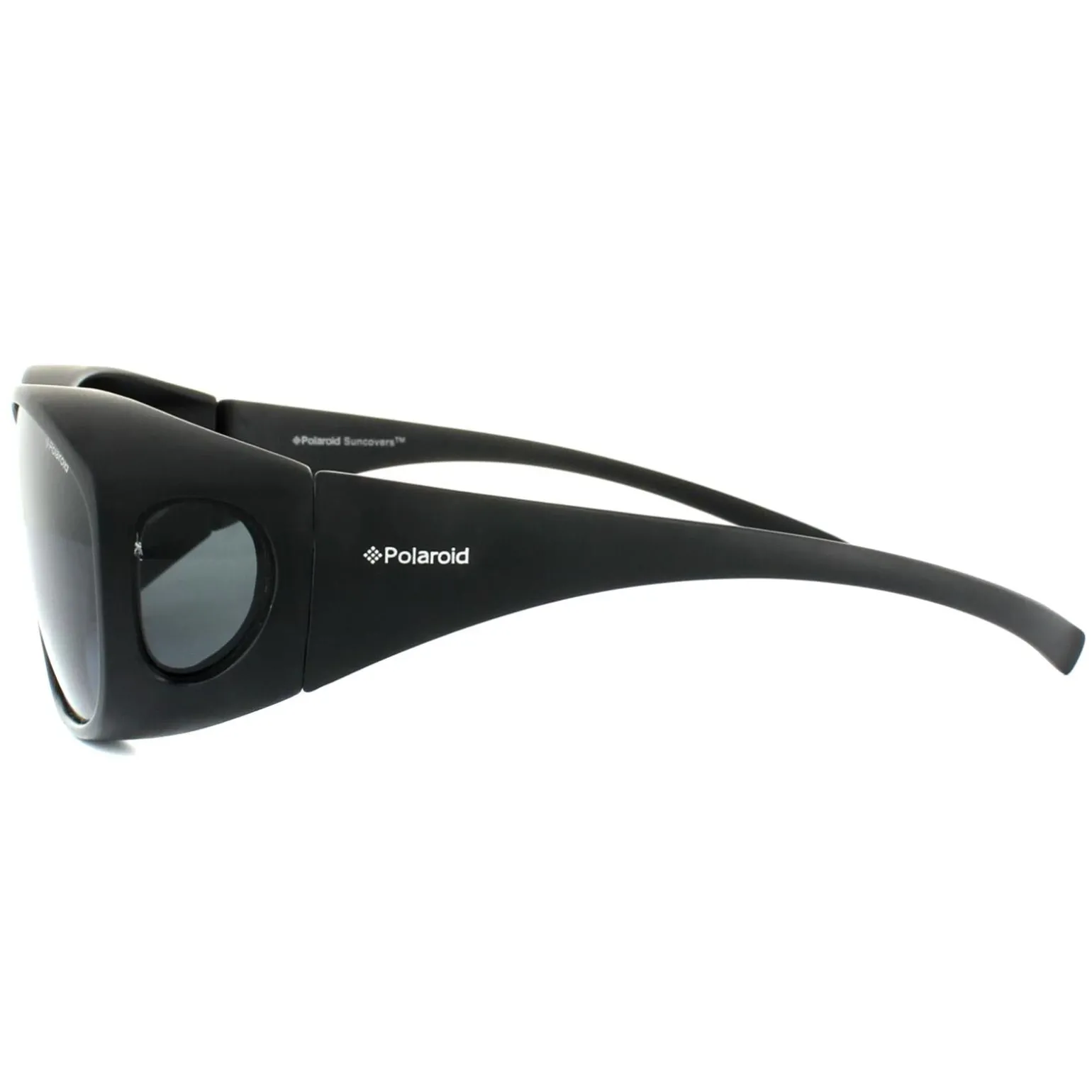 Polaroid Suncovers Fitover Sunglasses 9005/S DL5 Y2 Matte Black Grey P
