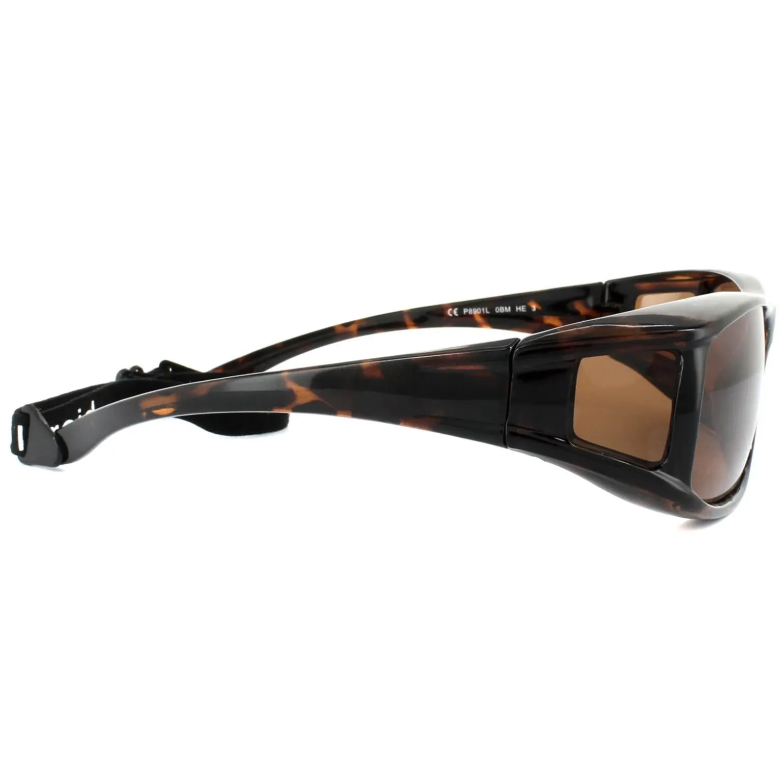 Polaroid Suncovers Fitover Sunglasses P8901 0BM HE Havana Copper Polar