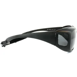 Polaroid Suncovers Fitover Sunglasses 08535 KIH Y2 Black Grey Polarize
