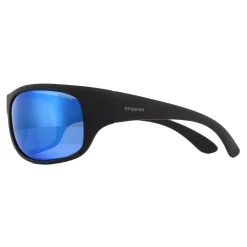 Polaroid Sunglasses 07886 003 5X Matte Black Blue Polarized