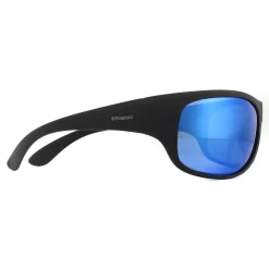 Polaroid Sunglasses 07886 003 5X Matte Black Blue Polarized
