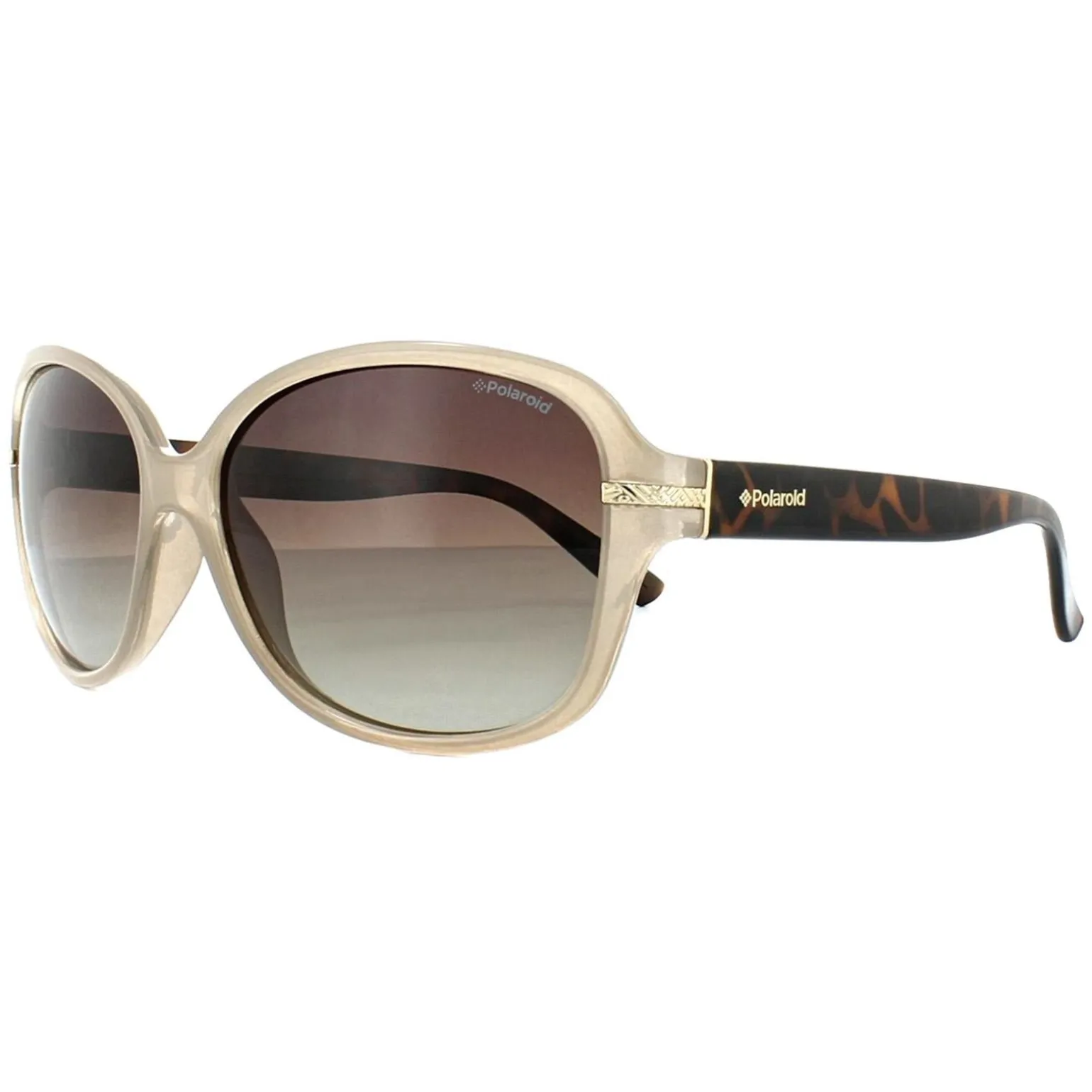 Polaroid Sunglasses P8419 10A LA Beige Havana Brown Gradient Polarized