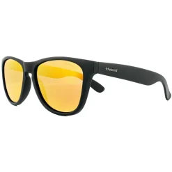 Polaroid Sunglasses P8443 9CA L6 Black Rubber Grey Red Mirror Polarize