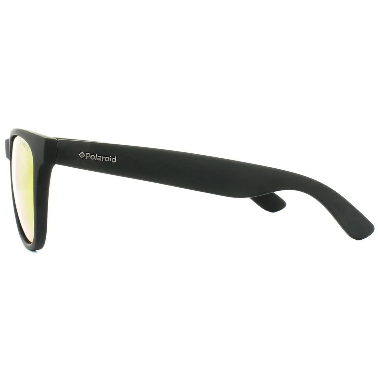 Polaroid Sunglasses P8443 9CA L6 Black Rubber Grey Red Mirror Polarize