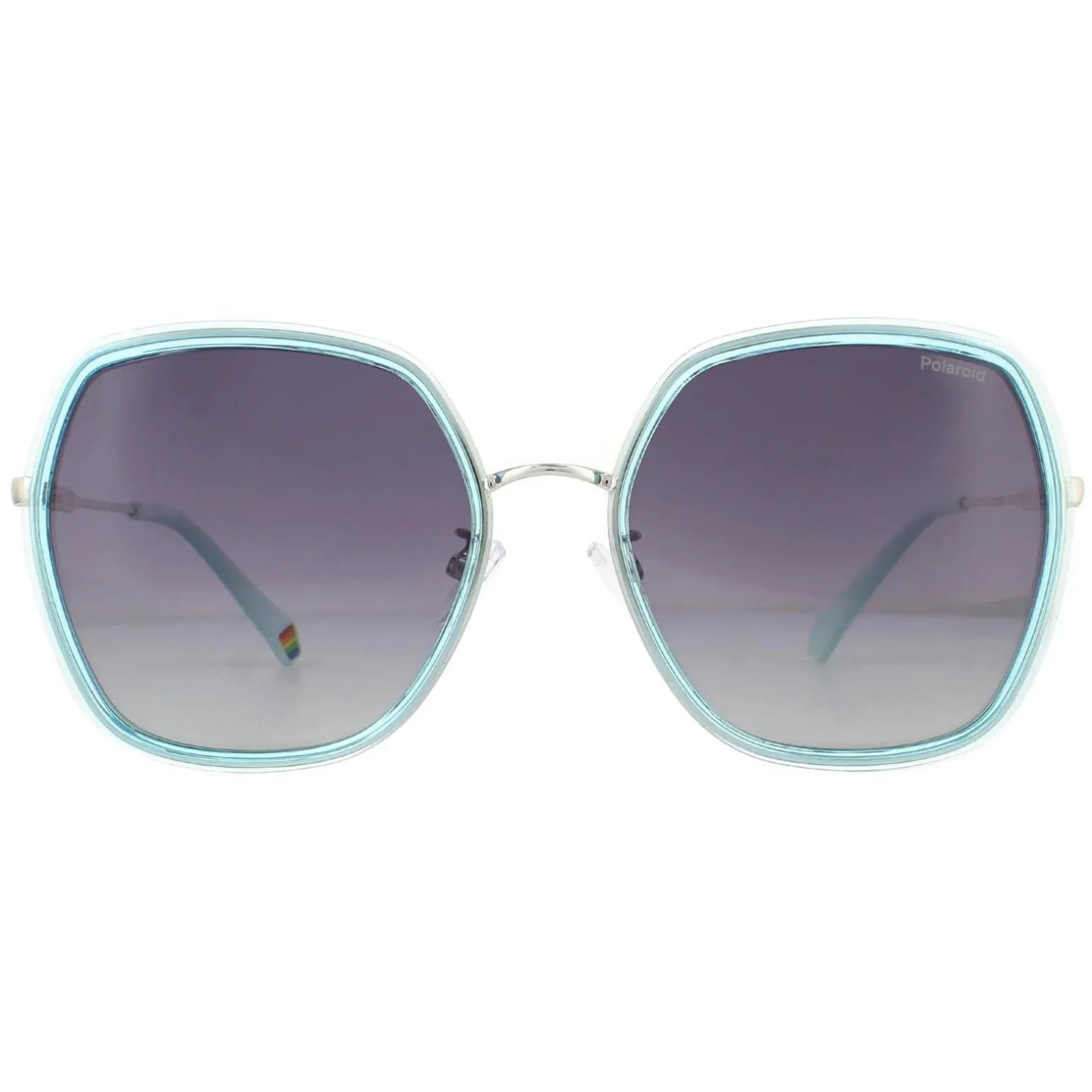 Polaroid Sunglasses PLD 6153/G/S MVU/WJ Azure Grey Gradient Polarized