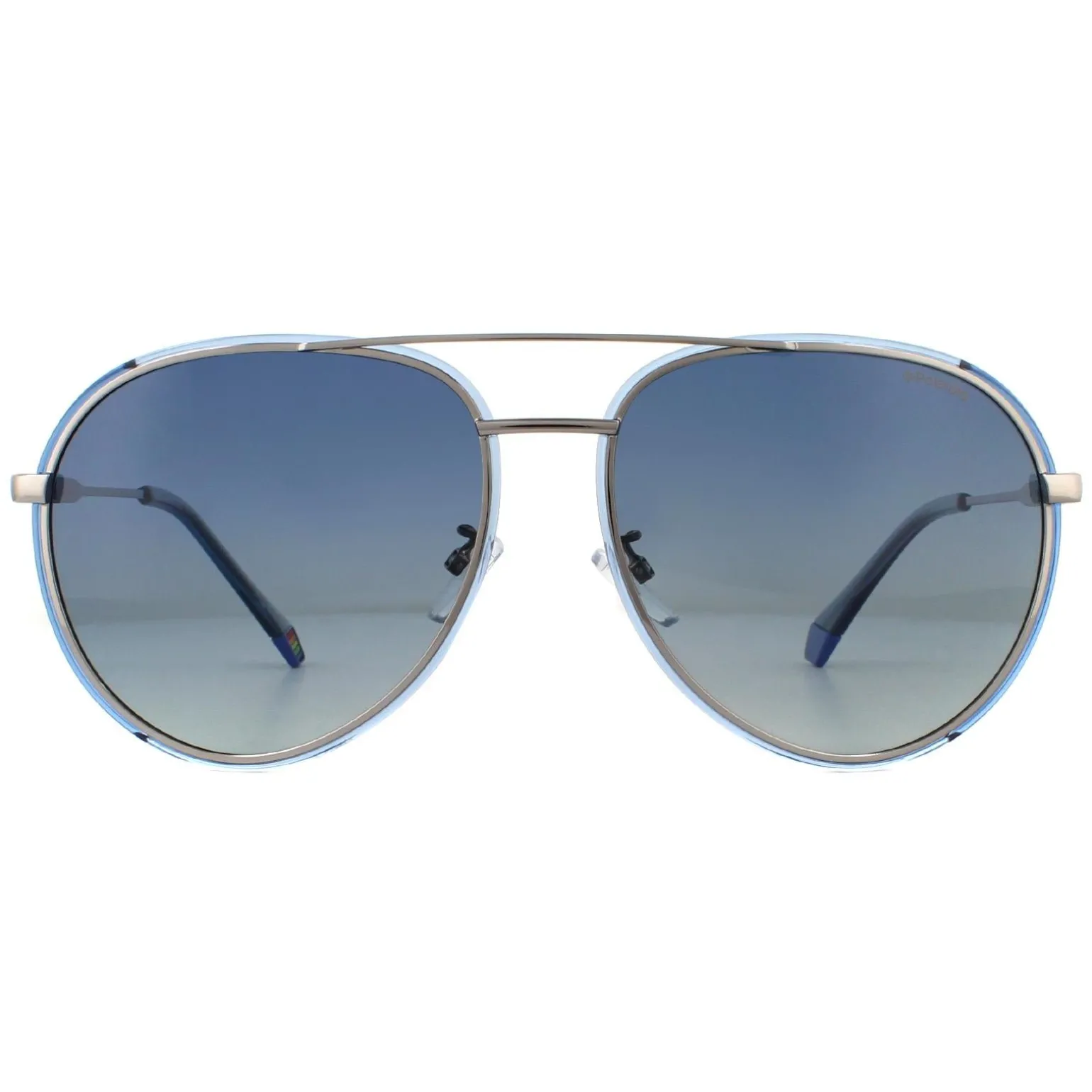 Polaroid Sunglasses PLD 6116/G/S V84 Z7 Ruthenium Blue Blue Gradient P