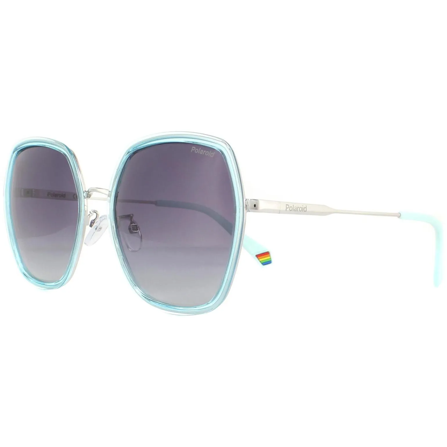 Polaroid Sunglasses PLD 6153/G/S MVU/WJ Azure Grey Gradient Polarized