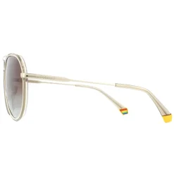Polaroid Sunglasses PLD 6116/G/S 84E LA Gold Beige Brown Gradient Pola