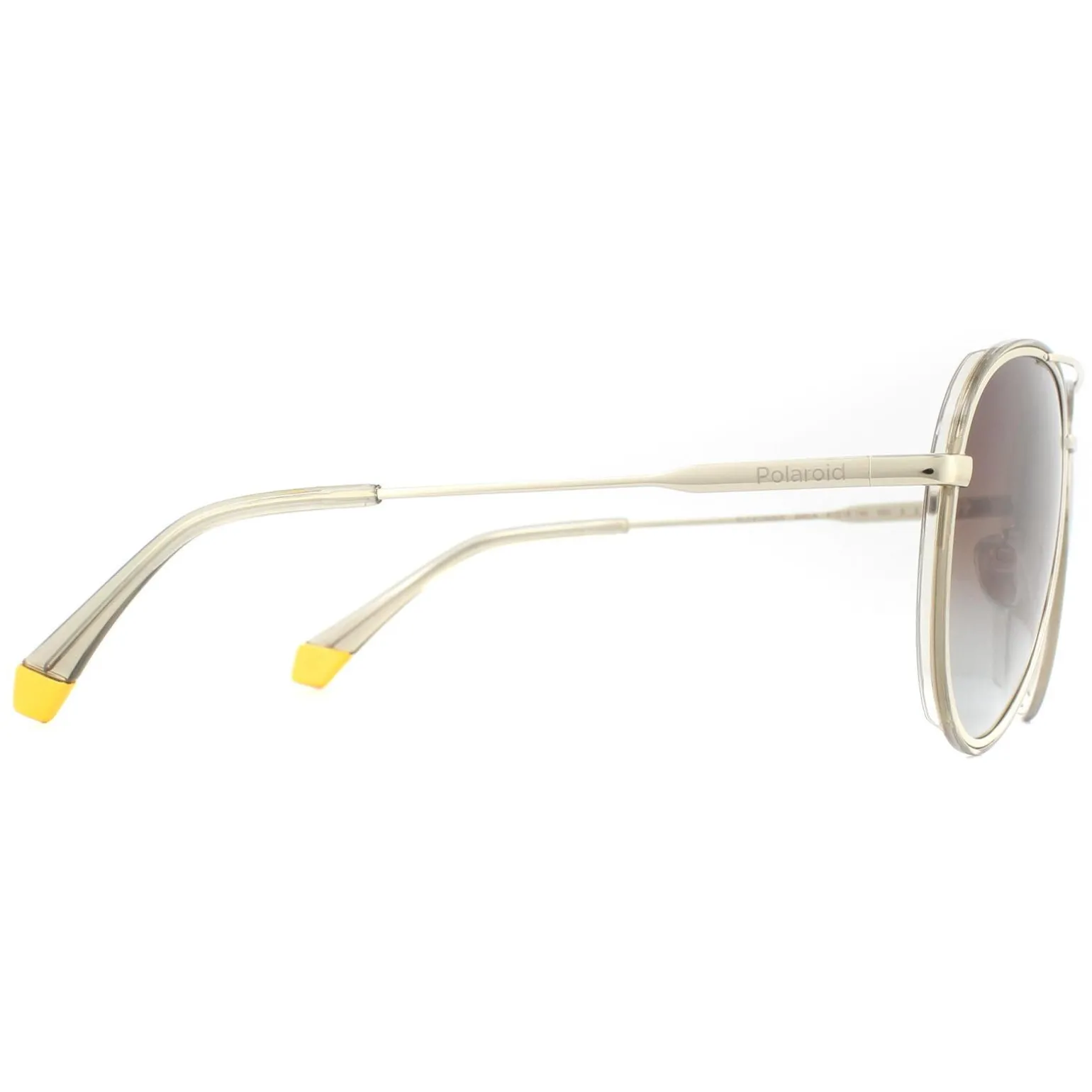 Polaroid Sunglasses PLD 6116/G/S 84E LA Gold Beige Brown Gradient Pola