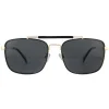 Polaroid Sunglasses PLD 2111/S 2M2 M9 Black Gold Grey Polarized