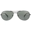 Polaroid Sunglasses PLD 2100/S/X 003 UC Matte Black Green Polarized
