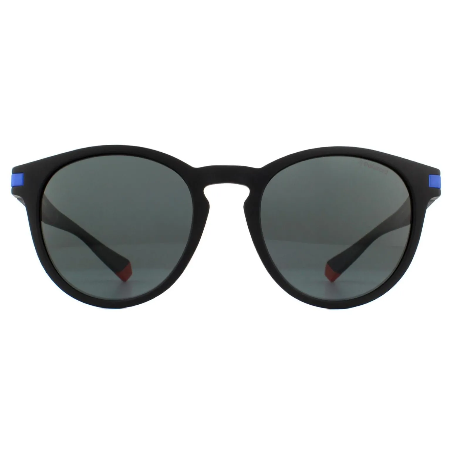 Polaroid Sunglasses PLD 2087/S 0VK M9 Matte Black Blue Grey Polarized