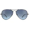 Polaroid Sunglasses PLD 1017/S 003 WJ Matte Black Grey Gradient Polari