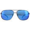 Polaroid Sunglasses PLD 2059/S KJ1 5X Dark Ruthenium Grey Blue Mirror