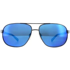 Polaroid Sunglasses PLD 2059/S KJ1 5X Dark Ruthenium Grey Blue Mirror