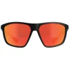 Polaroid Sunglasses PLD 7040/S 71C OZ Black Yellow Red Mirror Polarize