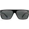 Polaroid Sunglasses PLD 6086/S/X 9HT M9 Black Ivory Grey Polarized