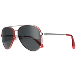 Polaroid Sunglasses PLD 6069/S/X J2B/M9 Silver Red Grey Polarized