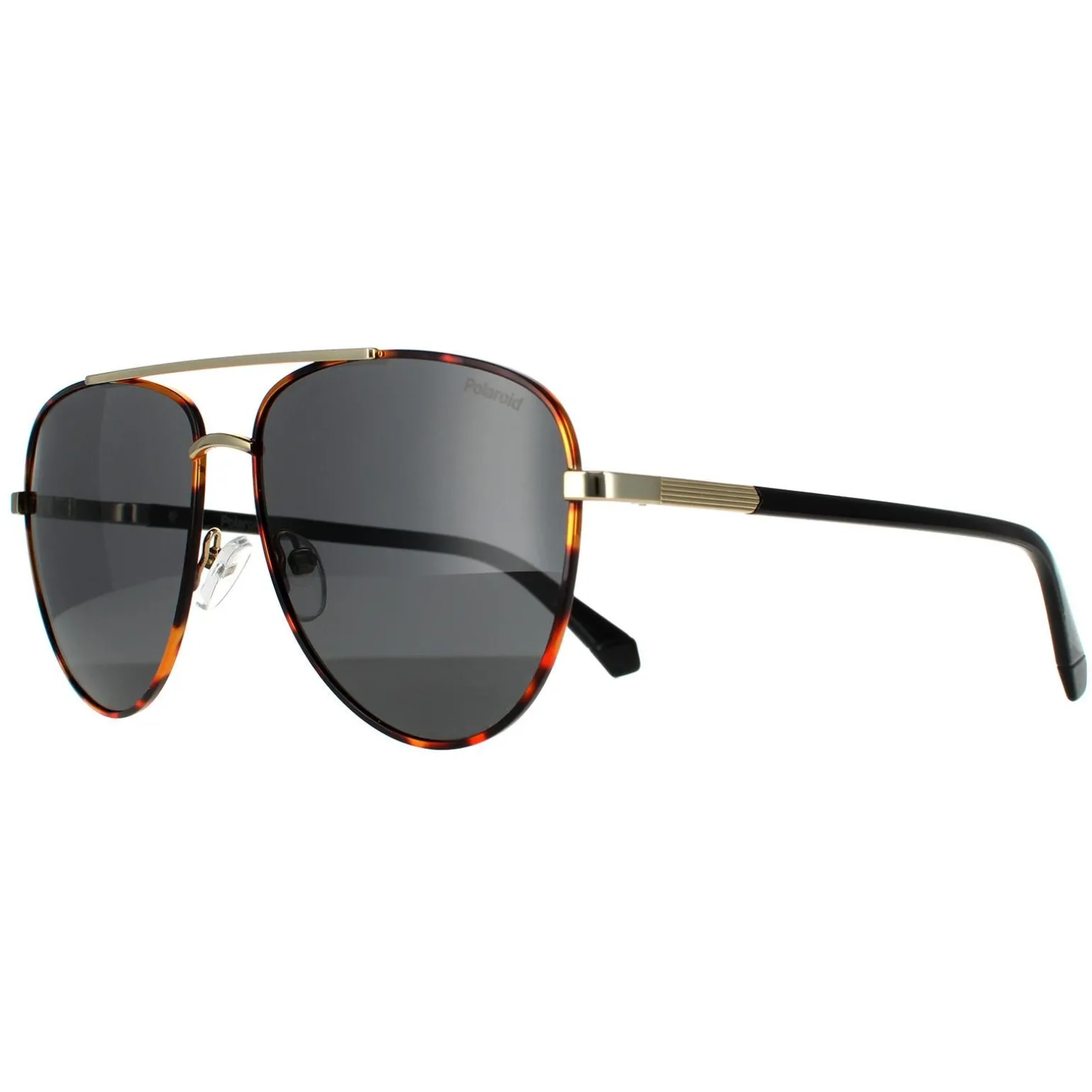 Polaroid Sunglasses PLD 4126/S 06J M9 Gold Havana Grey Polarized