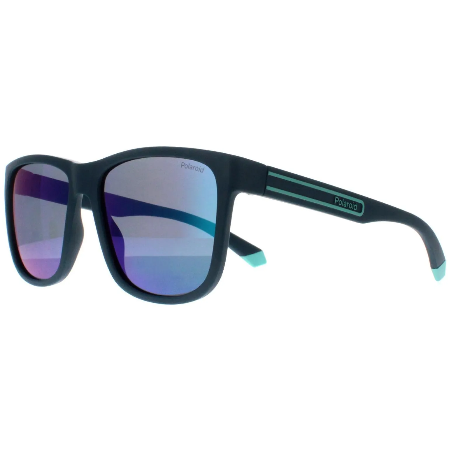 Polaroid Sunglasses PLD 2155/S PYW 5Z Matte Teal Grey Green Mirror Pol