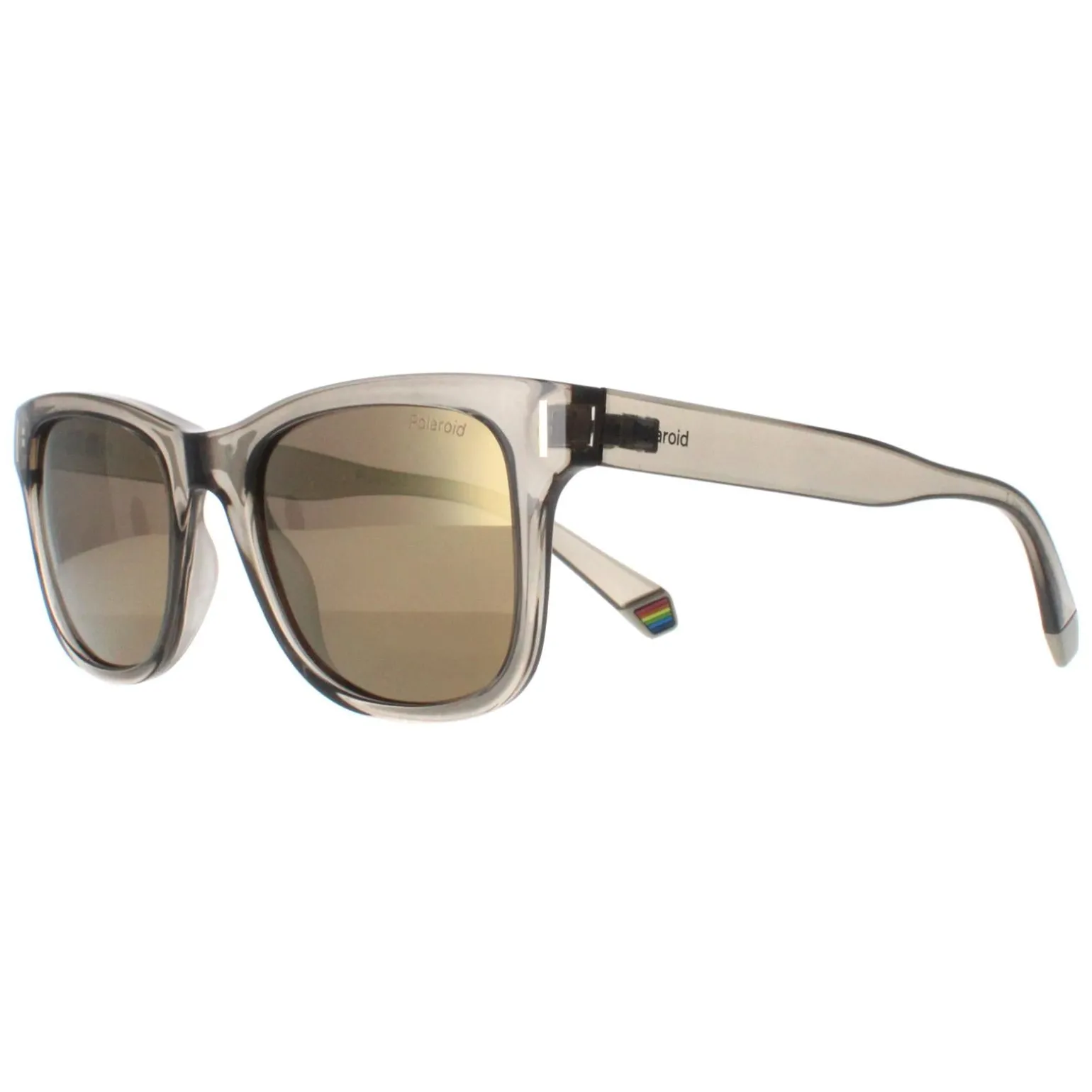 Polaroid Sunglasses PLD 6206/S 10A LM Beige Grey Gold Mirror Polarized