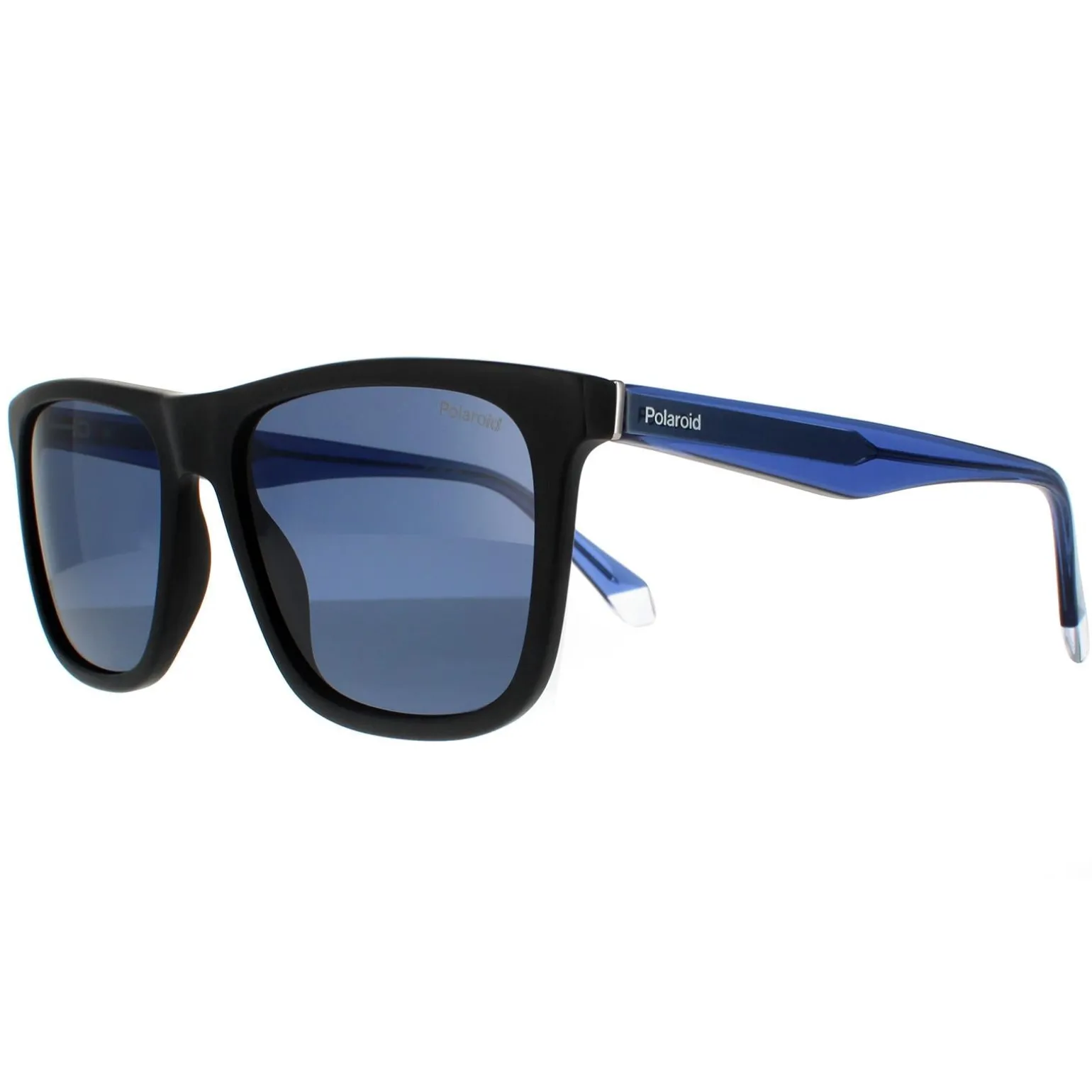 Polaroid Sunglasses PLD 2102/S/X 0VK C3 Black Transparent Blue Blue Po