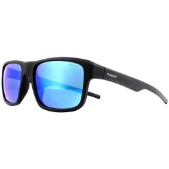 Polaroid Sunglasses PLD 3018/S DL5 JY Matte Black Grey Blue Mirror Pol
