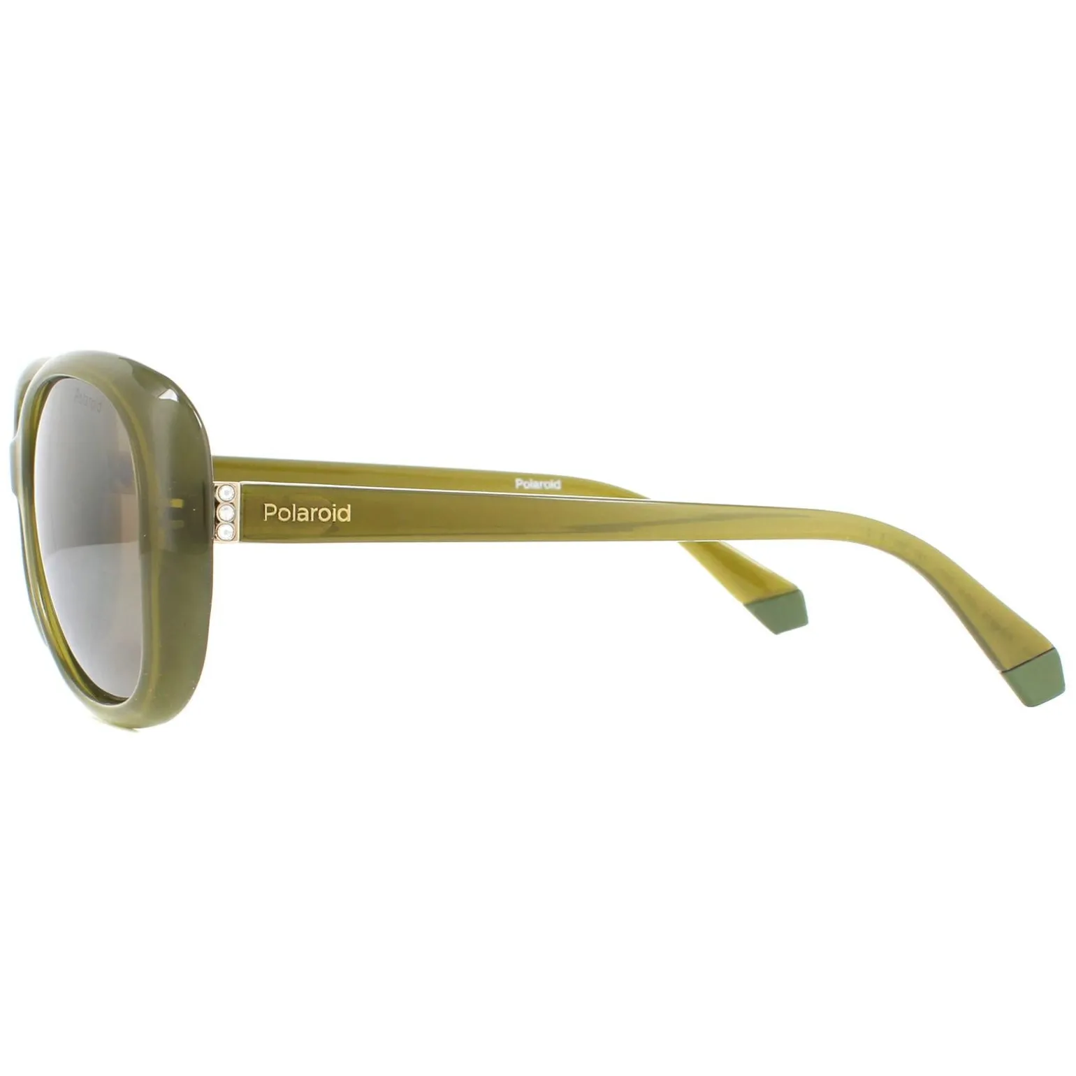 Polaroid Sunglasses PLD 4097/S 4C3 LM Olive Grey Gold Mirror Polarized
