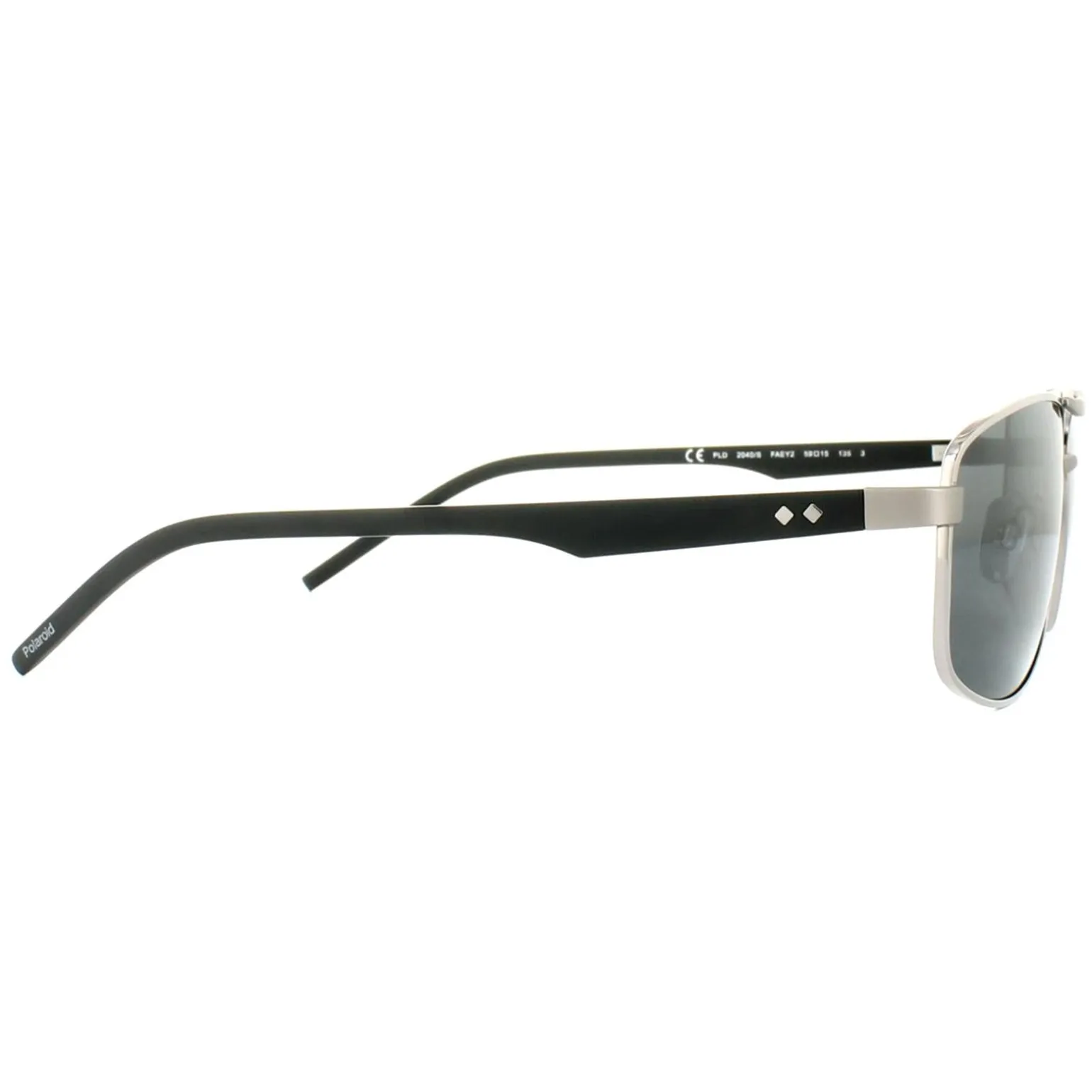 Polaroid Sunglasses PLD 2040/S FAE Y2 Grey Silver Black Grey Polarized