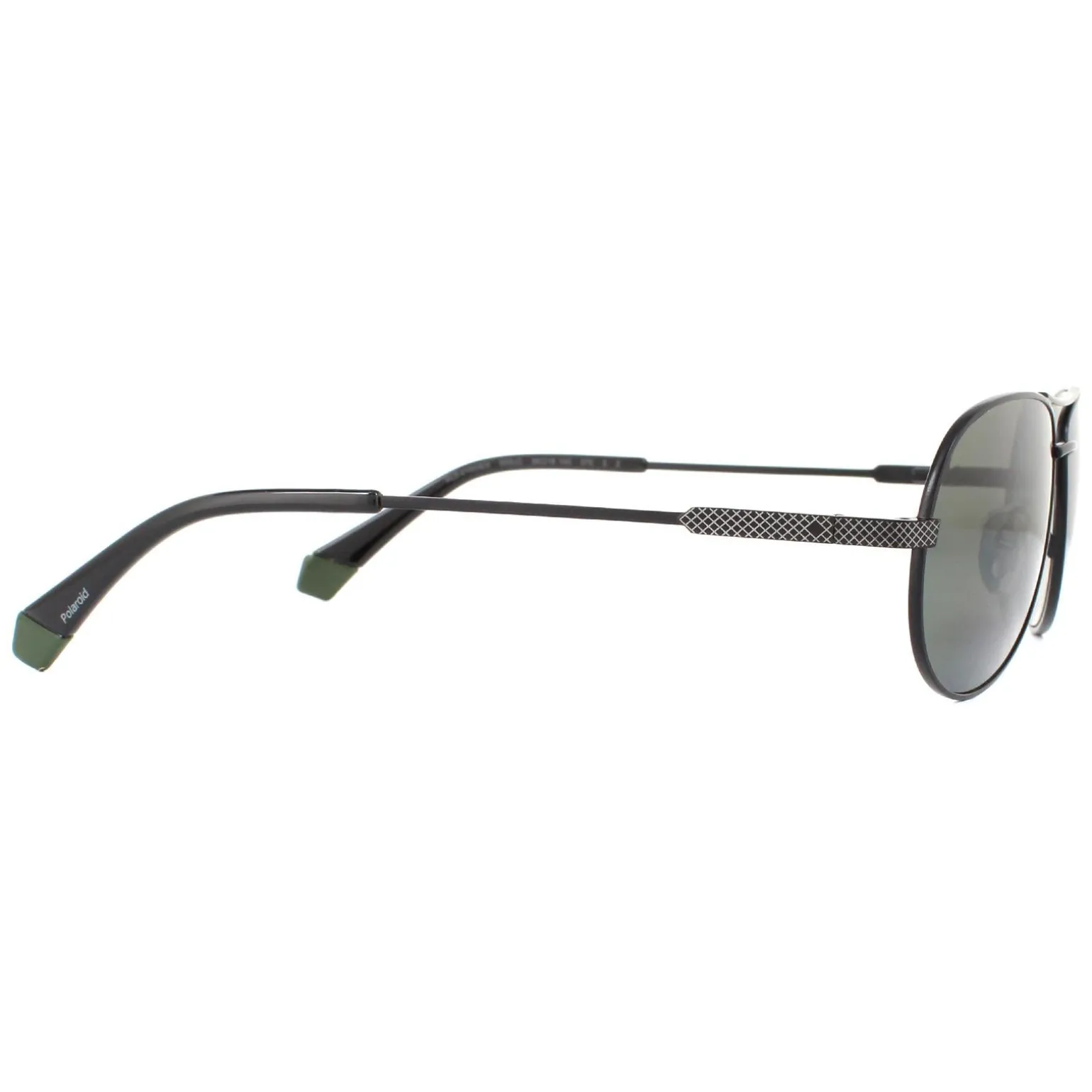 Polaroid Sunglasses PLD 2100/S/X 003 UC Matte Black Green Polarized